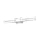 Z-Lite Harrison Vanity, 1-Light, 32 In.W x 4 In.L x 4.75 In.H, Brushed Nickel/Frosted 1011-32W-BN-LED - alternate 2
